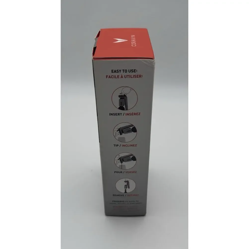 NEW Coravin Timeless Three SL Wine Preservation System with Argon Capsule Grey